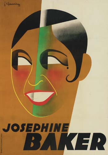 JOSEPHINE BAKER. 1931. 61x42 inches. H. Chachoin, Paris.